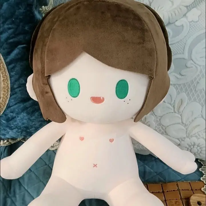 신원 V 엠마 우드 봉제 인형, 코스프레 애니메이션 봉제 베개, 귀여운 만화 소년 생일 선물, 40cm