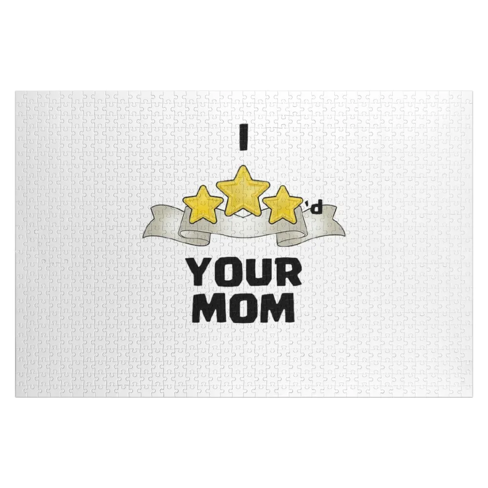 

I Three Starred Your Mom, Funny gaming Jigsaw Puzzle For Children Jigsaw Custom Personalized Gift Ideas Custom Puzzle