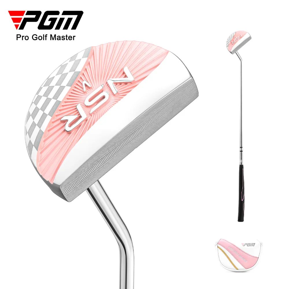 

PGM Golf Ladies Putter NSRⅤ Single Stable Low Center of Gravity Stainless Steel Clubs Golf with Sight Line TUG074