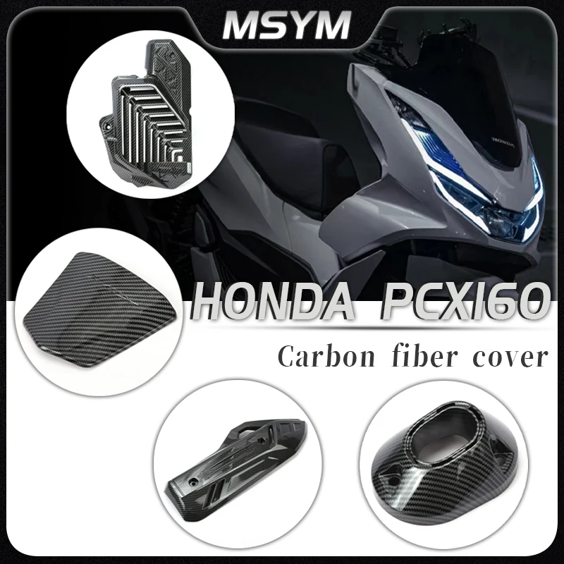 

For Honda PCX160 PCX125 PCX 160 125 Motorcycle Exhaust Pipe Cover Cowl Protector Tail Cover Water tank cover Fuel tank cover