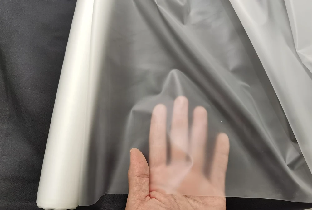Cloudy Surface TPU 54'' Wide By Meter Designer Trench Regenmantel Tasche Tischdecke Kunsthandwerk Material Wasserdicht – Detail 15