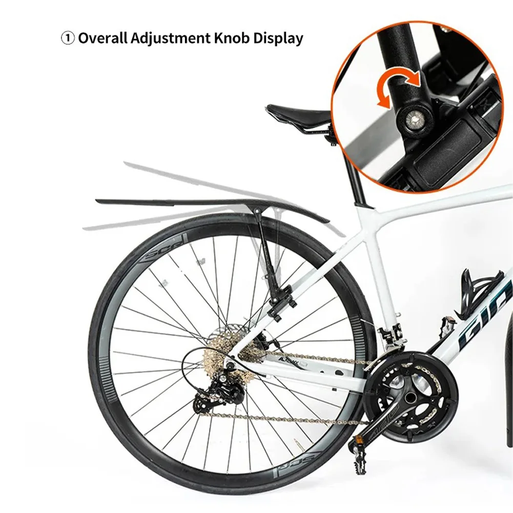 Road Bike Fenders Adjustable Road Bicycle Fenders Easy To Install Lightweight Rear Or Front Bike Mud Guard Bike Repair