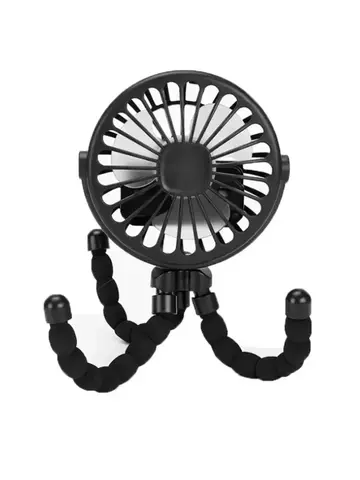 Ventilador para cochecito de bebé, portátil, recargable, USB, sin aspas, pequeños ventiladores plegables, Mini ventilador, mesa silenciosa, ventilador de cuello enfriador para exteriores