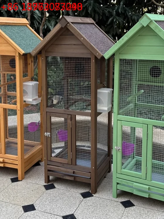 

Открытый птичье гнездо, непромокаемая коробка для гнезда, деревянная клетка для попугая