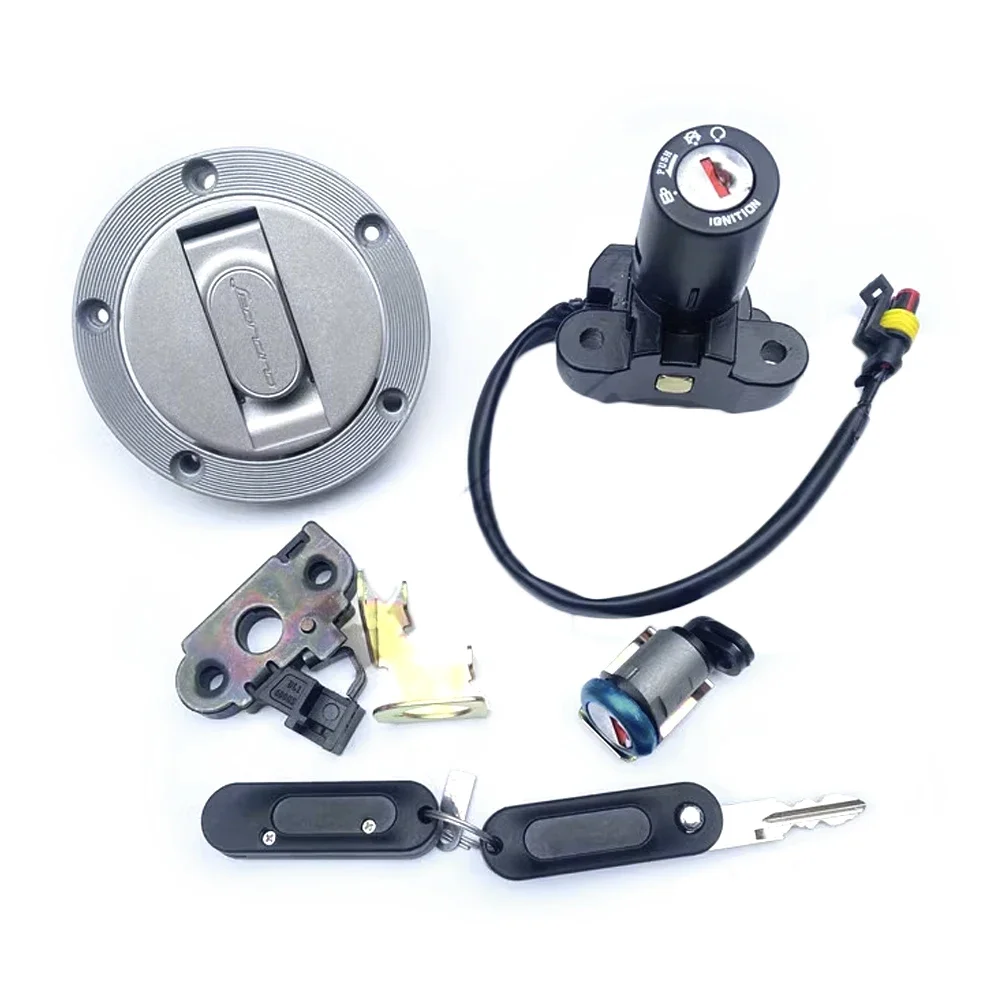 

Motorcycle Ignition Switch Lock Fuel Gas Cap Tank Cover Seat Lock Key Set For Benelli Leoncino 500 BJ500