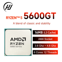 AMD RYZEN 5 5600GT R5 5600GT New Gaming CPU Processor 6-Core 12-Thread 4.6GHz 7nm 19MB Game Cache Socket AM4 For PC Gamer
