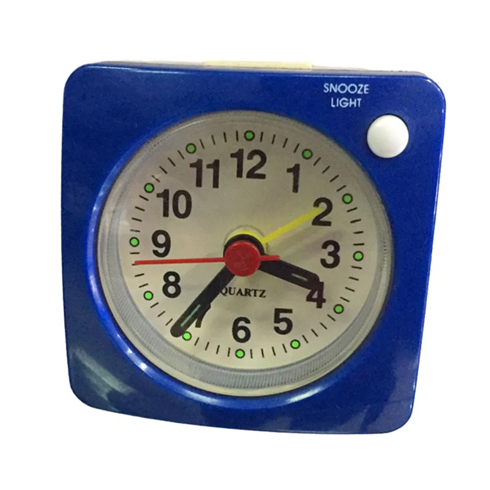 Decoration Bedside Table LED Desk Clock Compact And Portable Easy To Operate Lightweight Silent Quartz Movement