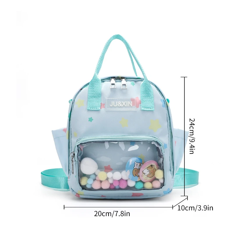 حقيبة ظهر مدرسية للأطفال مكونة من قطعة واحدة مع أشرطة قابلة للتعديل وخفيفة الوزن ومتينة ومثالية للاستخدام اليومي للسفر المدرسي