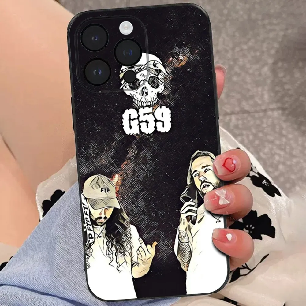 S-Suicideboys G59 Phone Case For iPhone 15,14,13,12,11 Plus,Pro,Max,XR,XS,X,7,8 Plus,SE,Mini Soft Black Cover