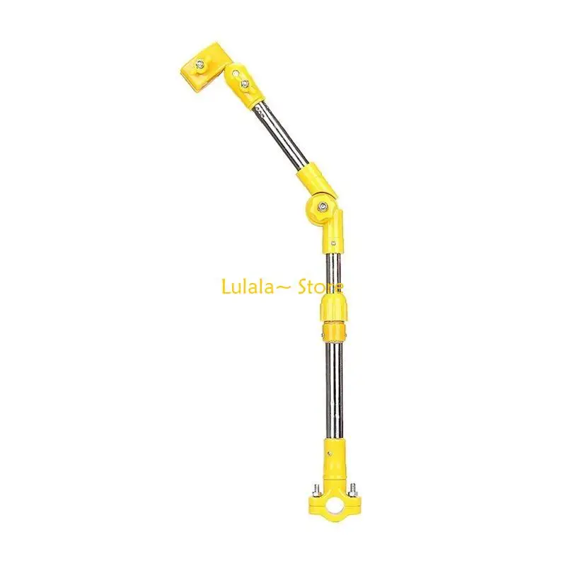 

Y4QA Регулируемый держатель для зонта в коляске, телескопическая полка, разъем для велосипеда, аксессуар для путешествий на