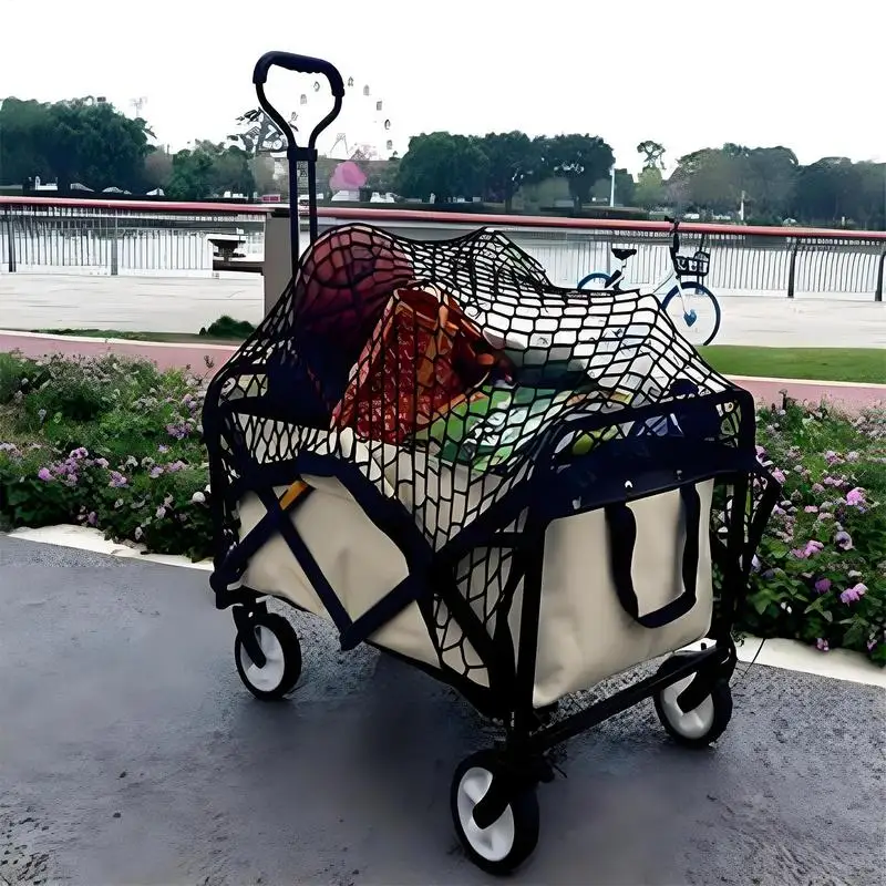 Cart Net Cargo Net for Utility Folding Trolley Heavy Duty Foldable Organizer Accessories for Trolley Luggage Garden Outdoor
