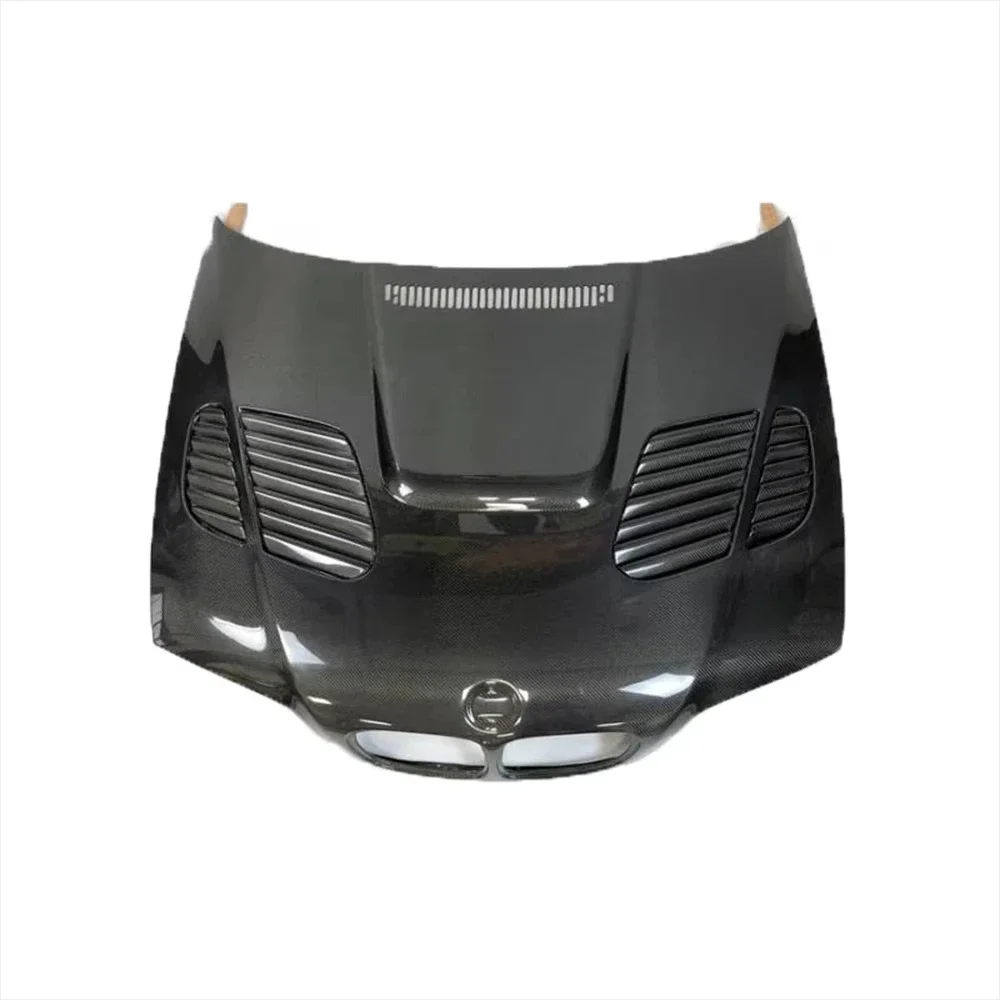 M3 Style Car Carbon Fiber Front Bumper Engine Hood Bonnet Body Kits for Bmw 3 Series E46 1996-2004