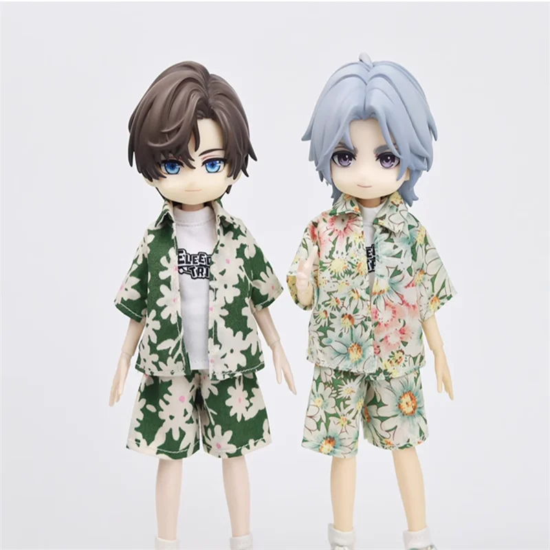 

12 Points Soldier 3.0 Bjd Beach Clothing Set Summer Short Sleeves Model Accessories For Ashi Beiming Body In Stock