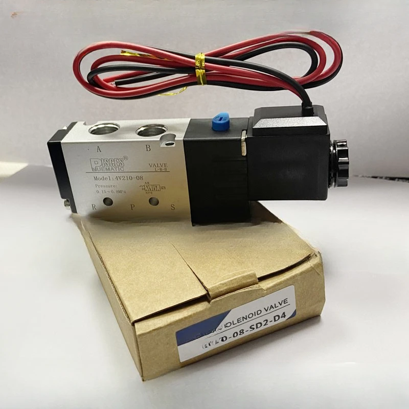 

4V210-08-SD2-D4 Hot Runner Mould Solenoid Valve with Wire DC24V