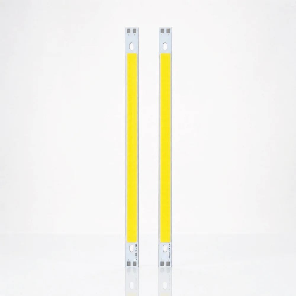 

2PCS Durable 10W COB LED Light Chip 200x10mm 1000LM LED Light Board 12-14V COB Strip Light Table Lamp