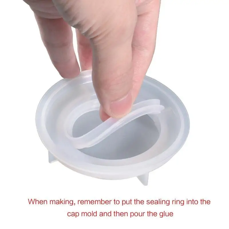 

Storage Sealed Bottle Mold Jewelry Ring Box Mold Suitable for Soap Holder Flower Pot Craft Diy Home Decoration