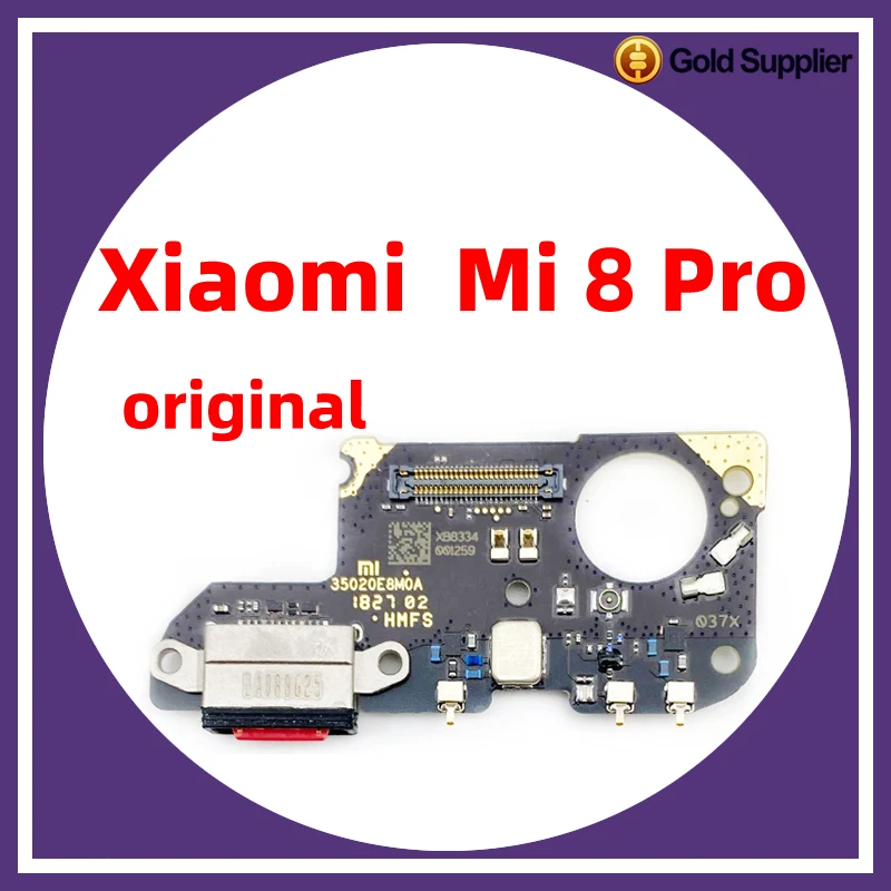 Original For Xiaomi Mi 8 Pro Dock Connector USB Charger Charging Port Flex Cable Board Replacement