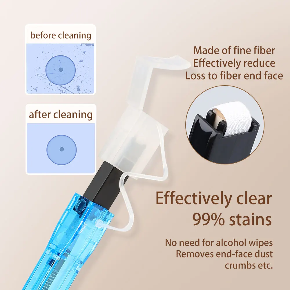 Fiber Optic Pen Cleaner for MPO & MTP Connector Fiber End Faces One Click Cleaner, Fiber Optic Cleaning Pen, 600+ Cleans Coupon