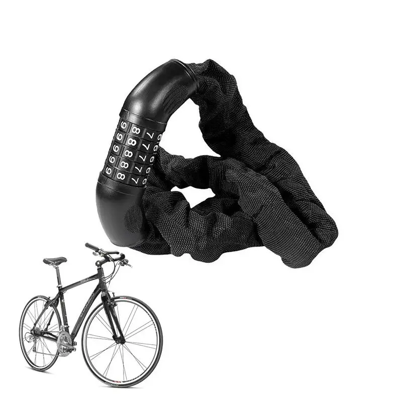 Folding Bicycle Chain Anti-theft Combination Lock, Durable and Convenient, Can Ensure Bicycle Safety