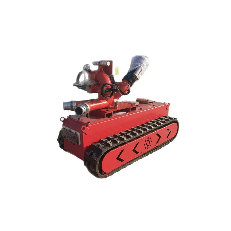 Automatic fire water cannon crawler walking assembly, high dust fire extinguishing robot, rescue fire chassis