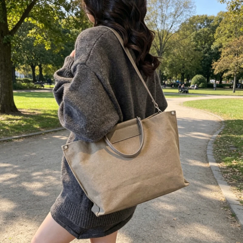 classic-and-fashionable-zipper-women's-shoulder-bag-large-capacity-shopping-handbag-outdoor-leisure-travel-crossbody-bag