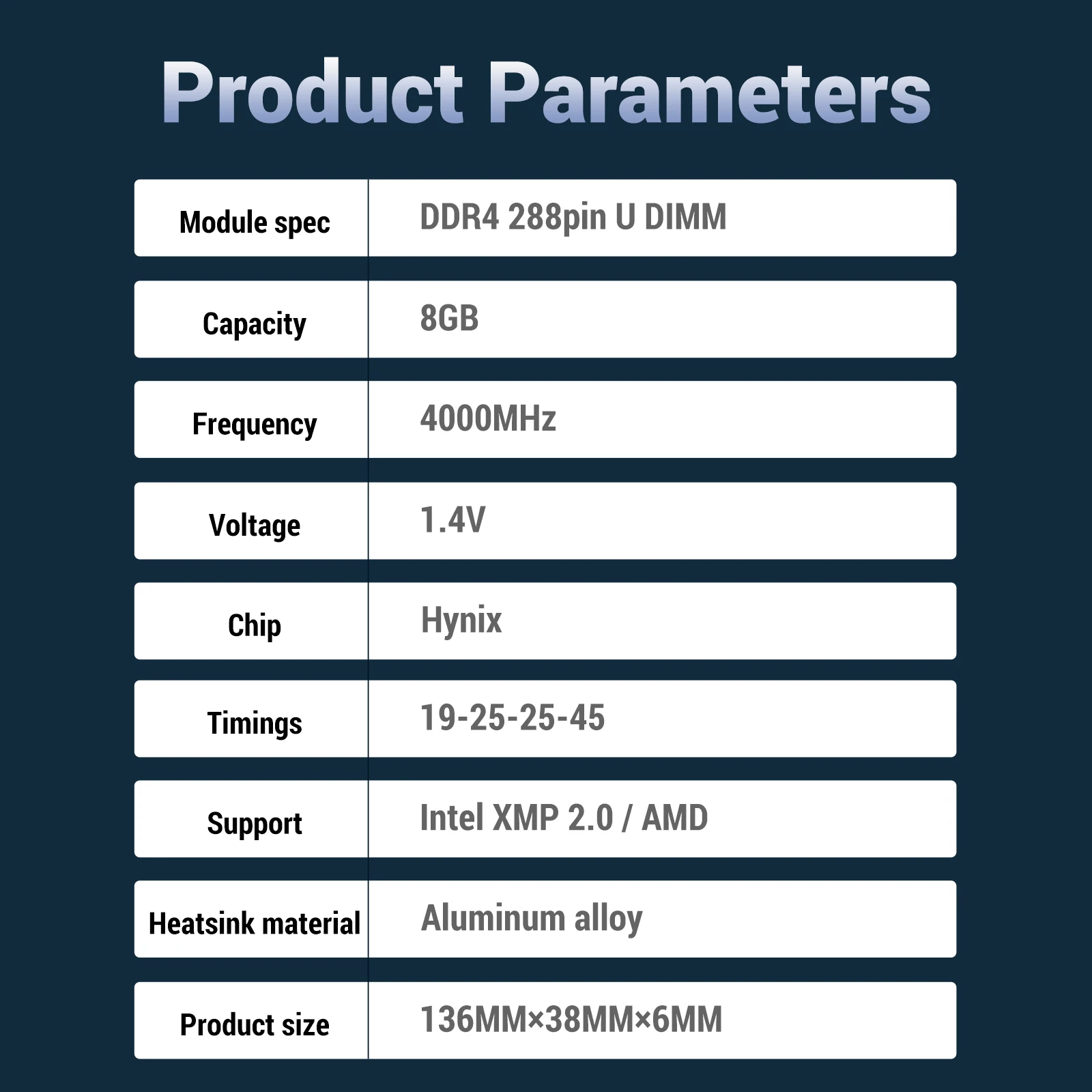 KingBank ddr4 pamięć ram ddr4 8GBx2 16GB 4000MHZ ram ddr4 ściemniacz do komputera stacjonarnego chip Hynix CL19 XMP AMD EXPO