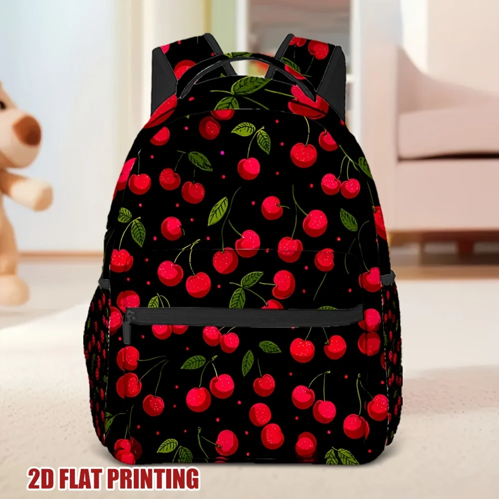 Cherry Delight Design Backpack Comfortable Carrying Design Ideal for Business Trips and Daily Use for Teenager