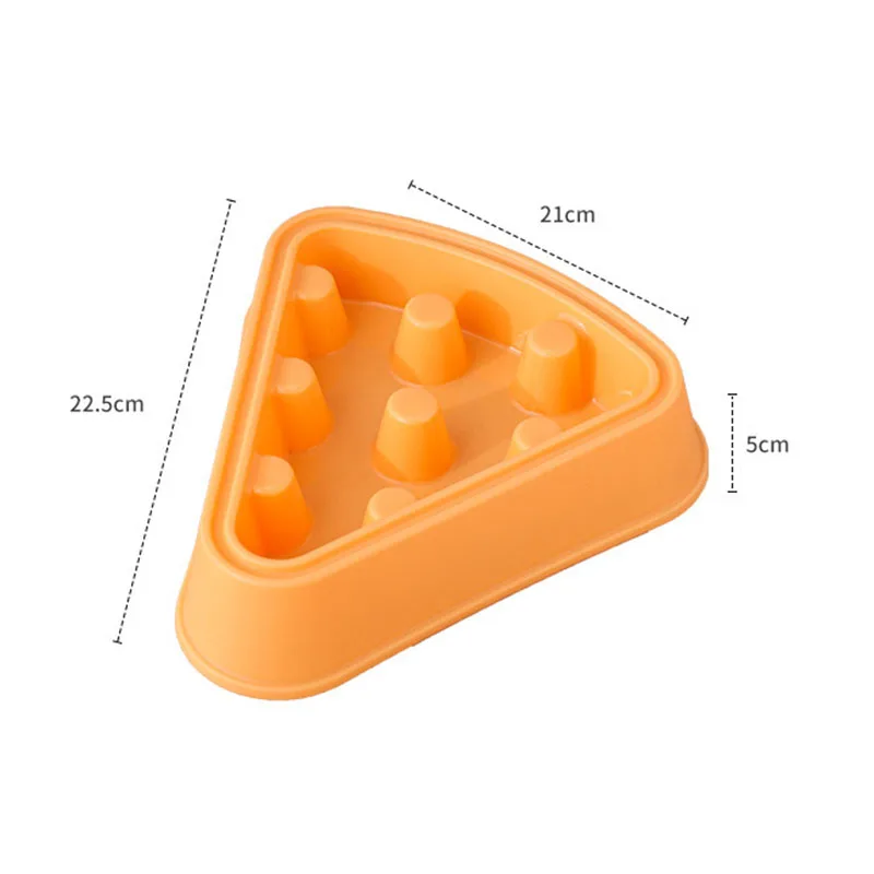Comedero lento pizza para gatos y perros – Antiasfixia antideslizante - imagen 4
