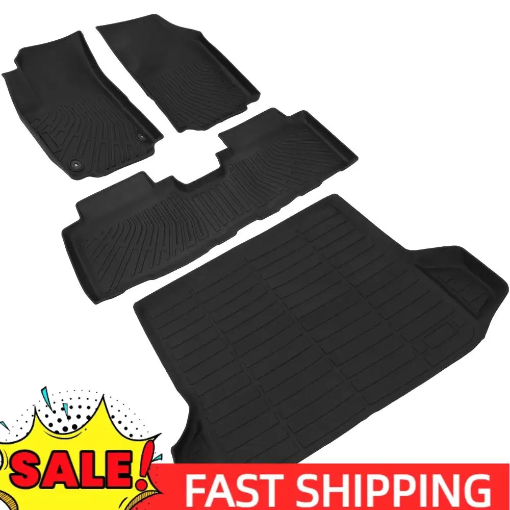

Automotive Floor Mats & Cargo Liner All Weather TPE Protection Full Set for Chevrolet Equinox 2018-2024