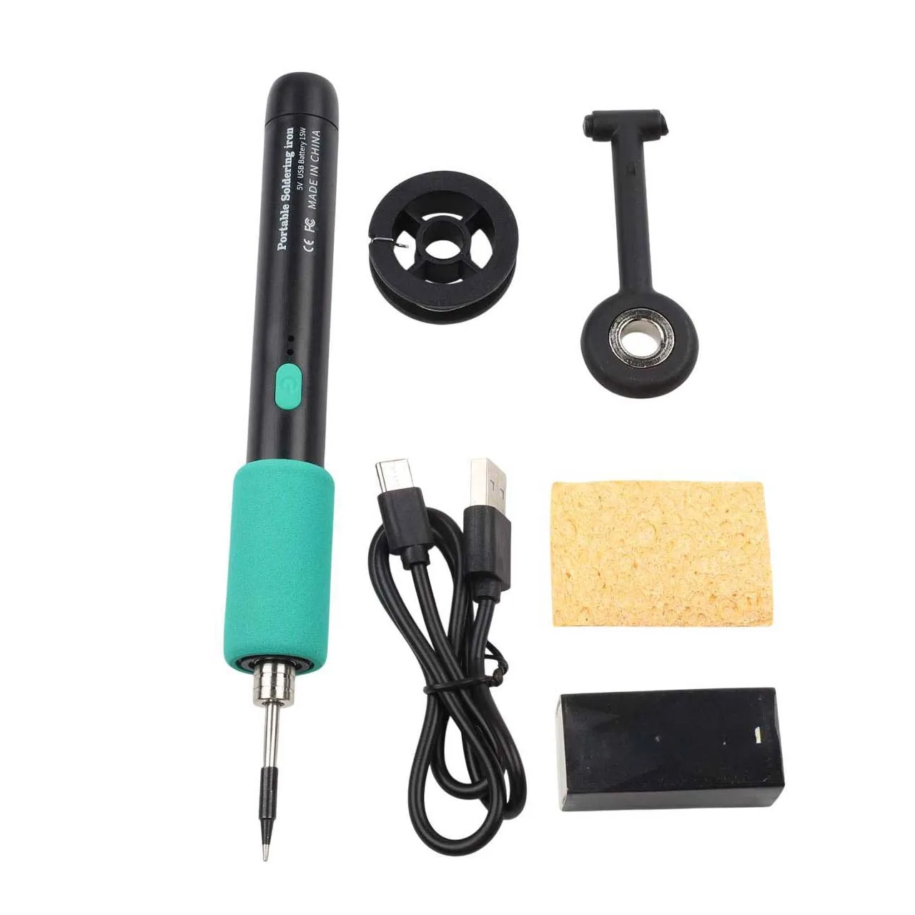 For Hobbyists Rechargeable Soldering Iron Cordless Soldering Iron Soldering Iron Kit 198*78*50mm Interchangeable Tips