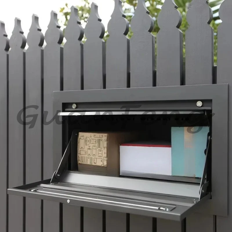 Large capacity wall-mounted parcel delivery box