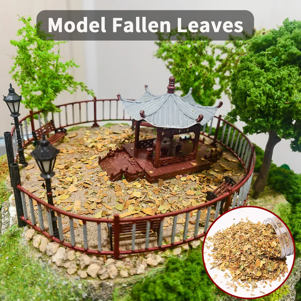 

400ML Simulation Fallen Leaves Tree Leaves for Military Scenery/Railway Train Layout/Diy Model Making Kits/Garden Decor/Diorama