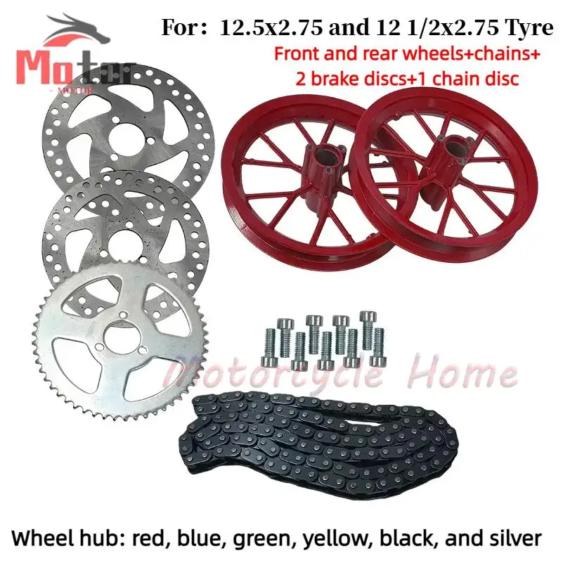 12.5x2.75 الجبهة الخلفية حافة 12 1/2x2.75 محور العجلة استخدام الإطارات للدراجة الترابية MX350 MX400 43CC 47CC 49CC أجزاء سكوتر إلكتروني صغير