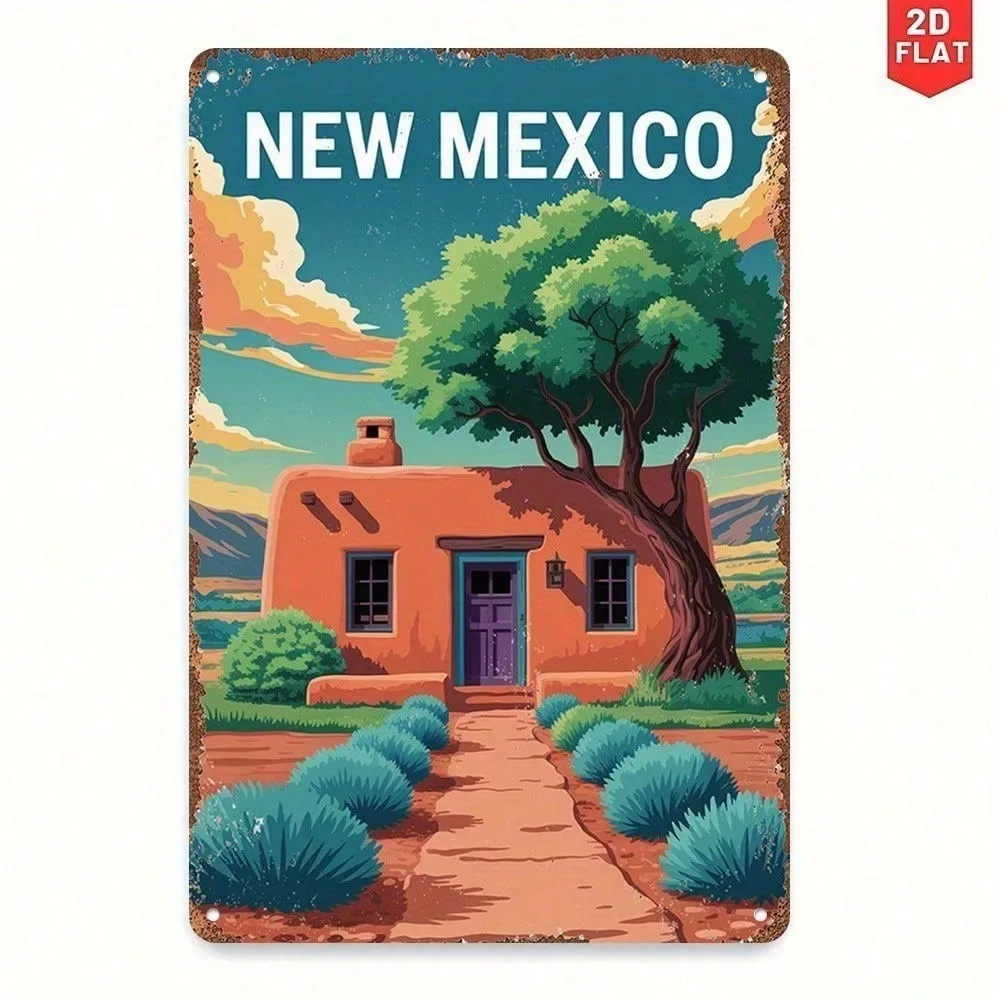 

Ramadan Decorations 2026,Valentines Decorations,Art Deco,Southwest Metal Wall Art,New Mexico Desert Vintage Sign,Patio Garden Ya