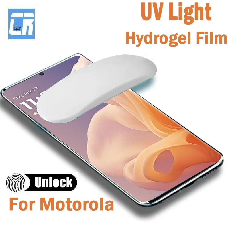 

999D UV Light Hydrogel Film for Motorola Moto G85 X50 Ultra X40 X30 S30 Pro Screen Protector for Moto S50 Edge 50 Neo Not Glass