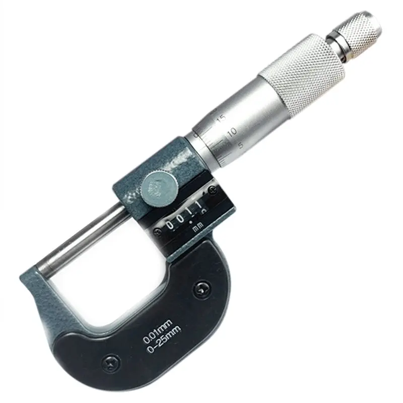 【Big Deal】Digital Counter Micrometer 0-25Mm 0.01Mm Outside Measurement Tool Thickness Gauge Read