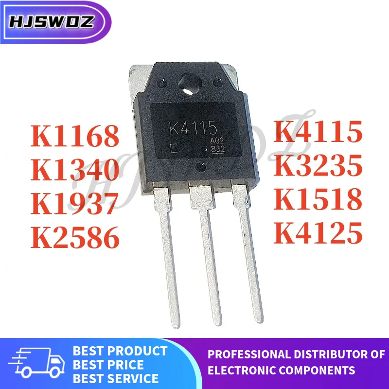 5PCS 2SK3235 2SK1168 2SK1340 2SK1937 2SK1518 2SK4115 2SK4125 2SK2586 K3235 K1168 K1340 K1937 K1518 K4115 K4125 K2586 TO-3P