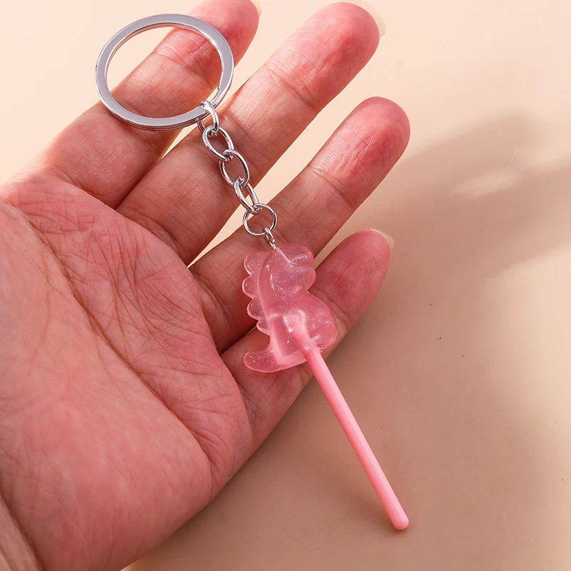 Aihua 40 Farben Süße Süßigkeiten Lutscher Schlüsselanhänger Nachahmung Lebensmittel Zucker Schlüsselanhänger Frauen Mädchen Tasche Anhänger Schmuck Geburtstagsgeschenke – Detail 31