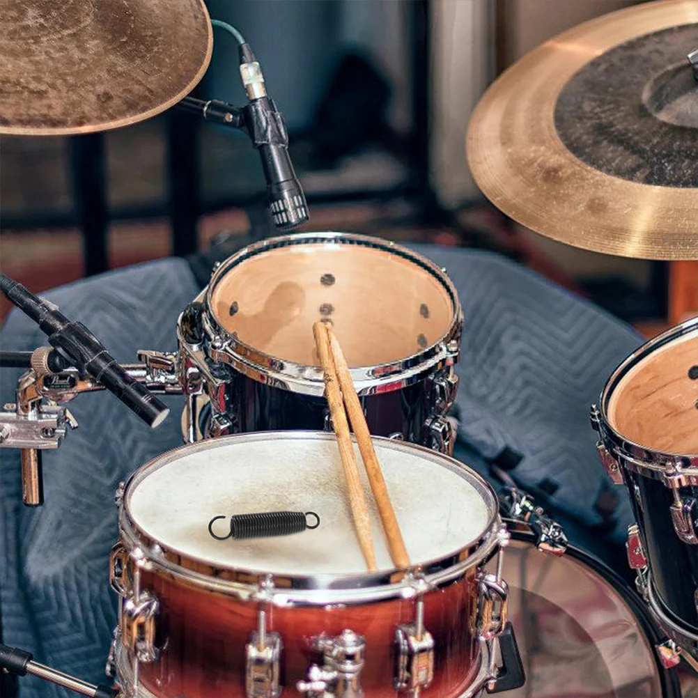 

1pcs Carbon Steel Bass Pedal Spring Heavy Duty Metal Parts Durable Tensioner For Drum Set Accessories Percussion Pedal Spring