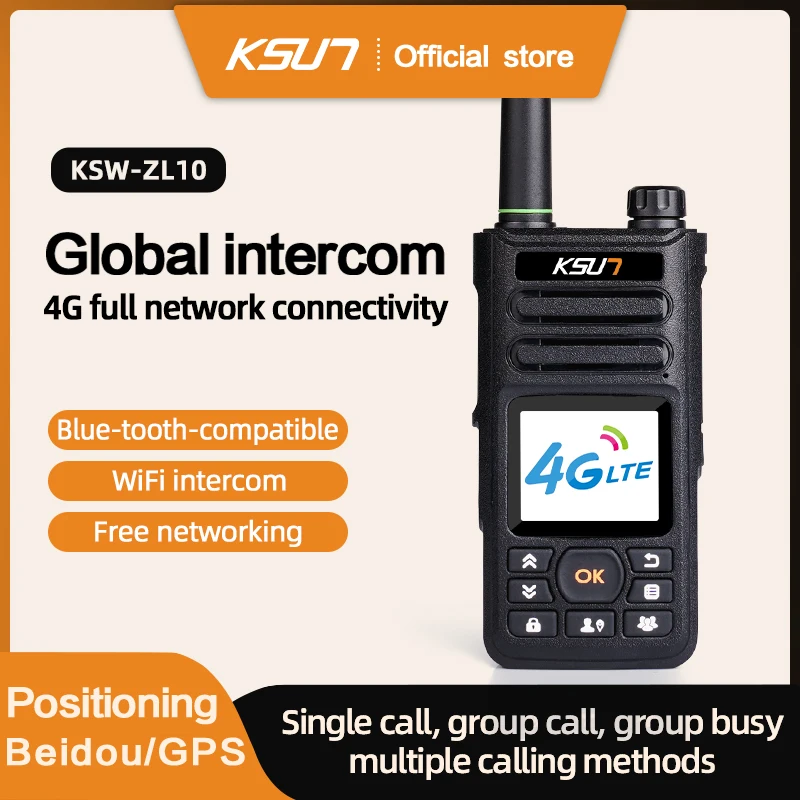 Network Walkie Talkie 4g Work For Zello APP Android Internet  Long Range Global POC Radio Station 100km 500km KSUN ZL10