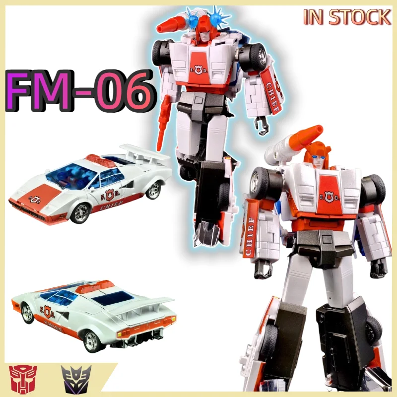 

В НАЛИЧИИ: Трансформируемые игрушки, оригинальный продукт Fanstoys FT FM-06 FM06 Red Alert, коллекционная игрушка, робот-фигурка.