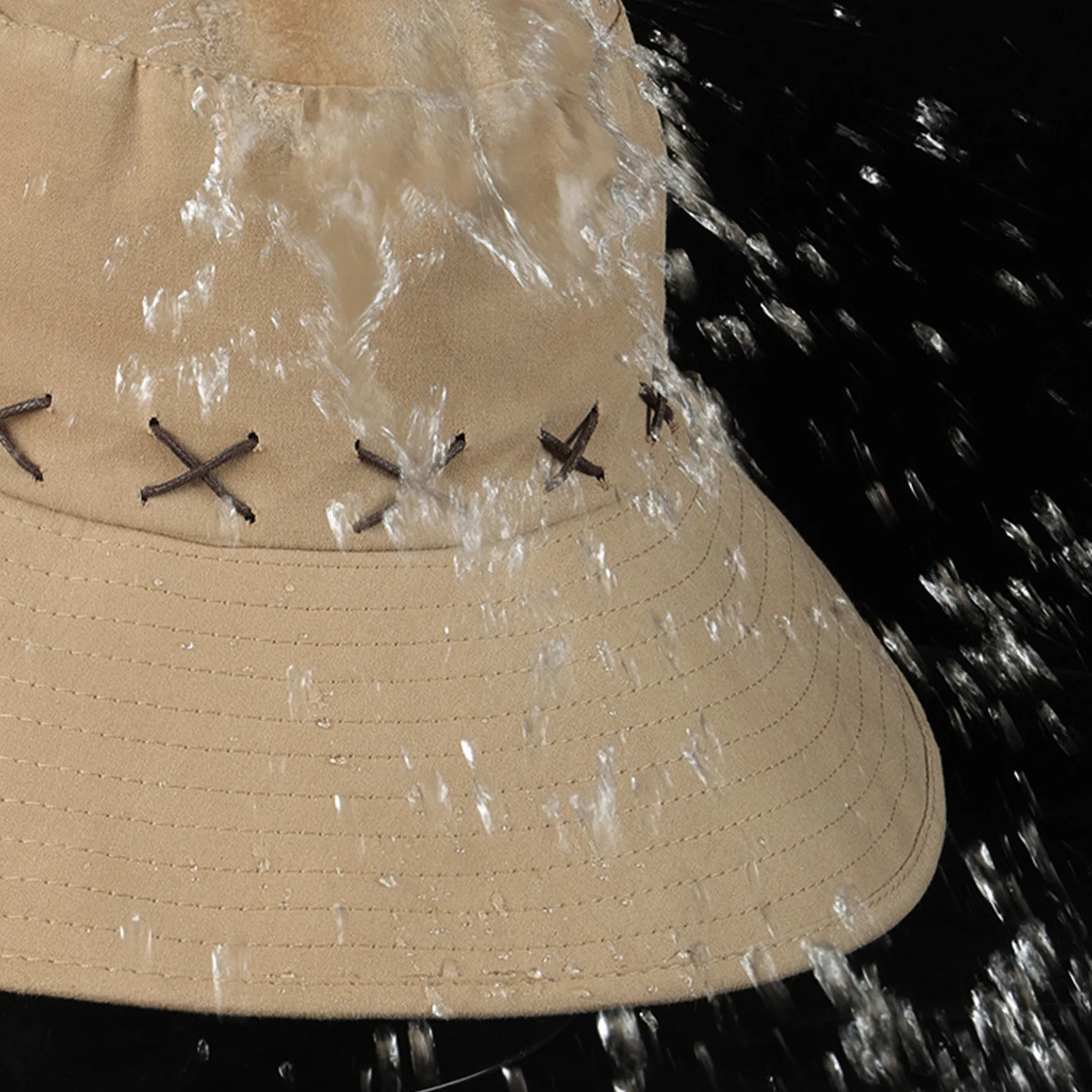 

Women's Denim Sun Hat Wide Brim Fisherman Cap Summer UV Protection Outdoor Vintage Style Foldable Beach Travel Accessory