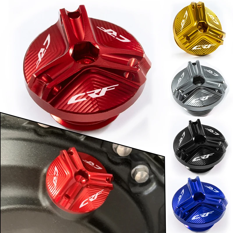 Do Honda CRF150R CRF300L CRF 300L 450 250R 250L 450R/X CRF250M RALLY CRF 1000L 125R 150R korek wlewu oleju silnikowego Akcesoria