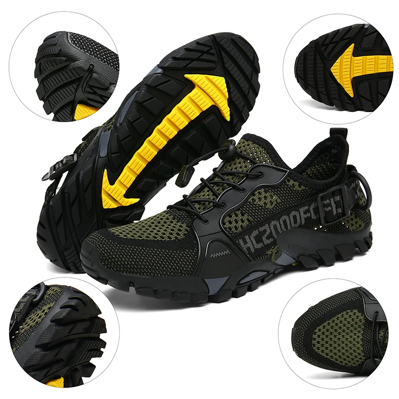 Scarpe da Trekking da uomo scarpe da donna Unisex leggere traspiranti antiscivolo scarpe da Wading da spiaggia scarpe da ginnastica da allenamento scarpe da Trekking all'aperto