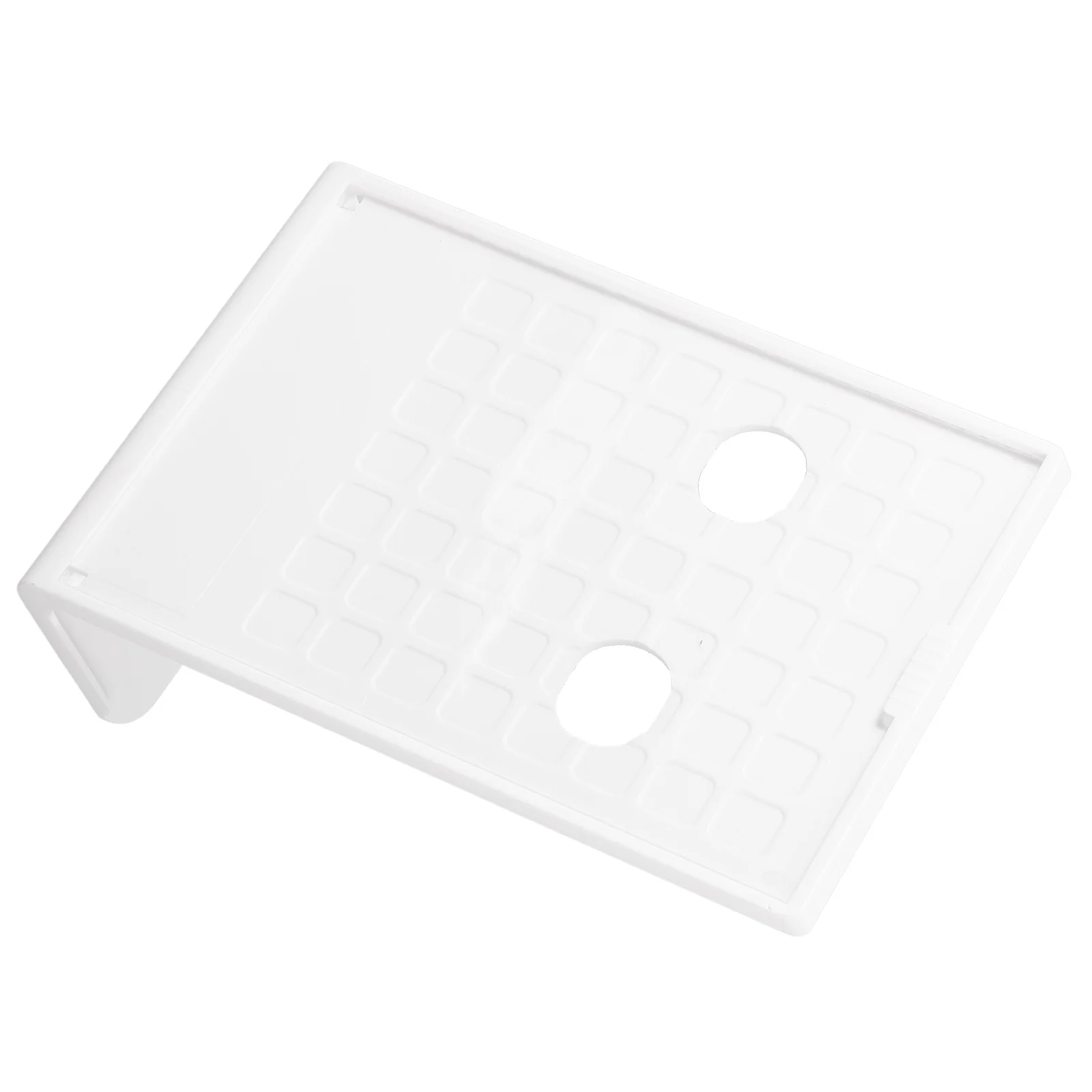 

A6 White L-Shaped Menu Display Holders A5 Price Tags Stand for Restaurant Bar ABS Tabletop Sign Label Rack Menu Holder