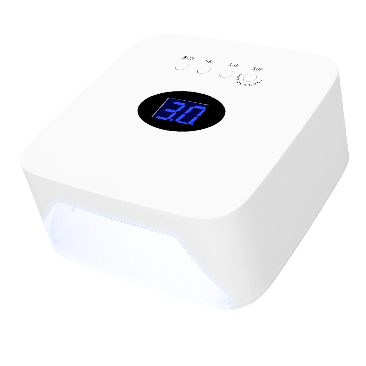 S50 Lampada per unghie ricaricabile portatile Luce per fototerapia Alimentatore per stoccaggio wireless Asciugacapelli lamparas de uñas