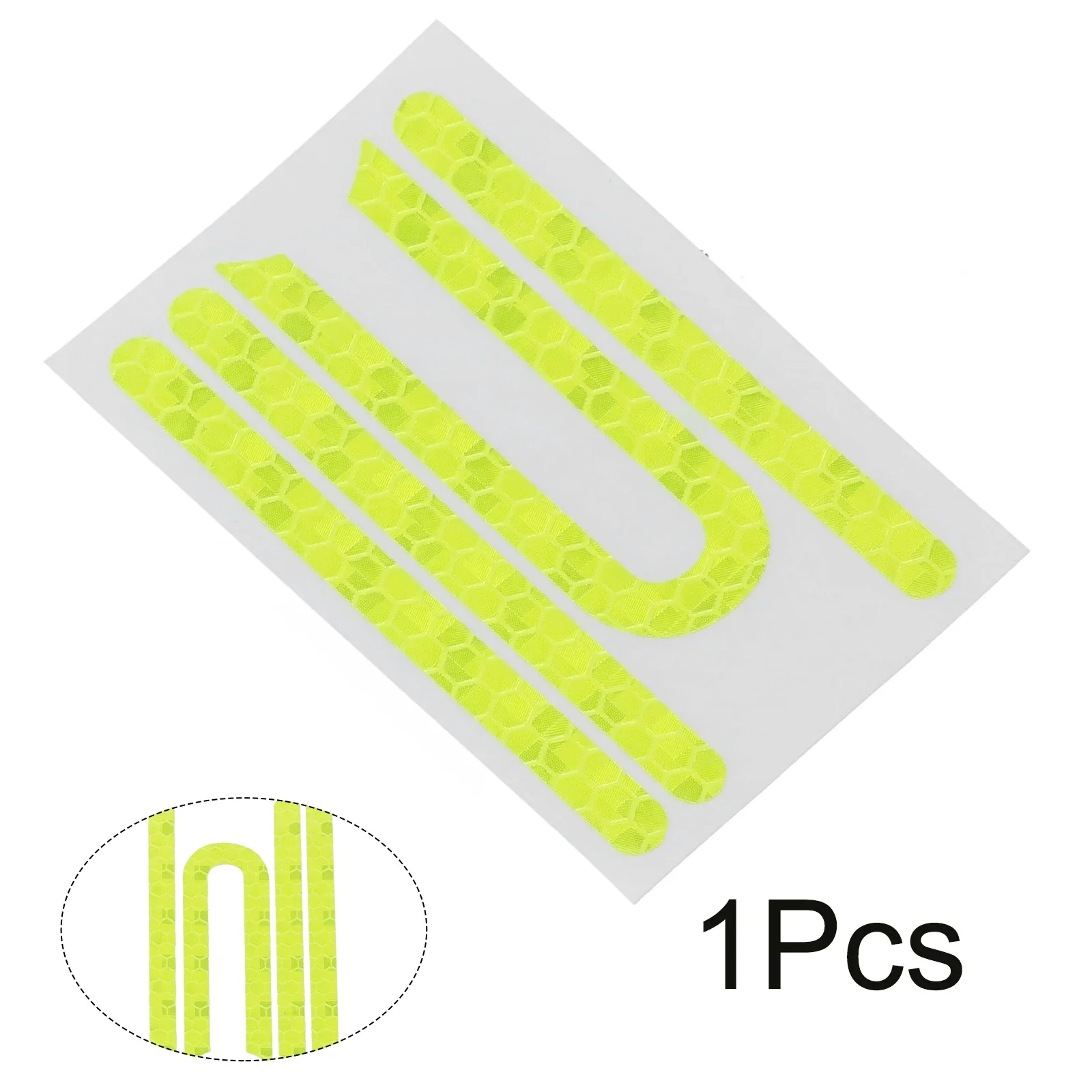 Reflective Stickers PVC Pro Reflector Safety Scooter Accessories Electric Rear Styling 4pcs/set Decals Front