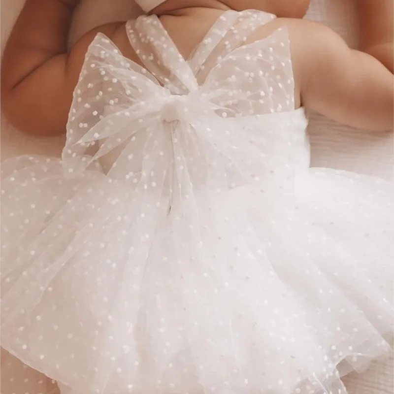 Newborn Baby Girl Princess Strap Tutu Romper Dress Infant Toddler Child Tulle Jumpsuit Party Birthday Summer Baby Clothes 0-2Y