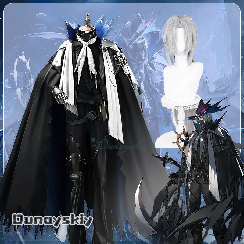 

{Yumekiri}Игра Arknights Ulpianus Косплей Костюм Пальто Топ Брюки Обувь Парик Шляпа Аксессуары Полный комплект Фэнтезийные наряды Хэллоуин