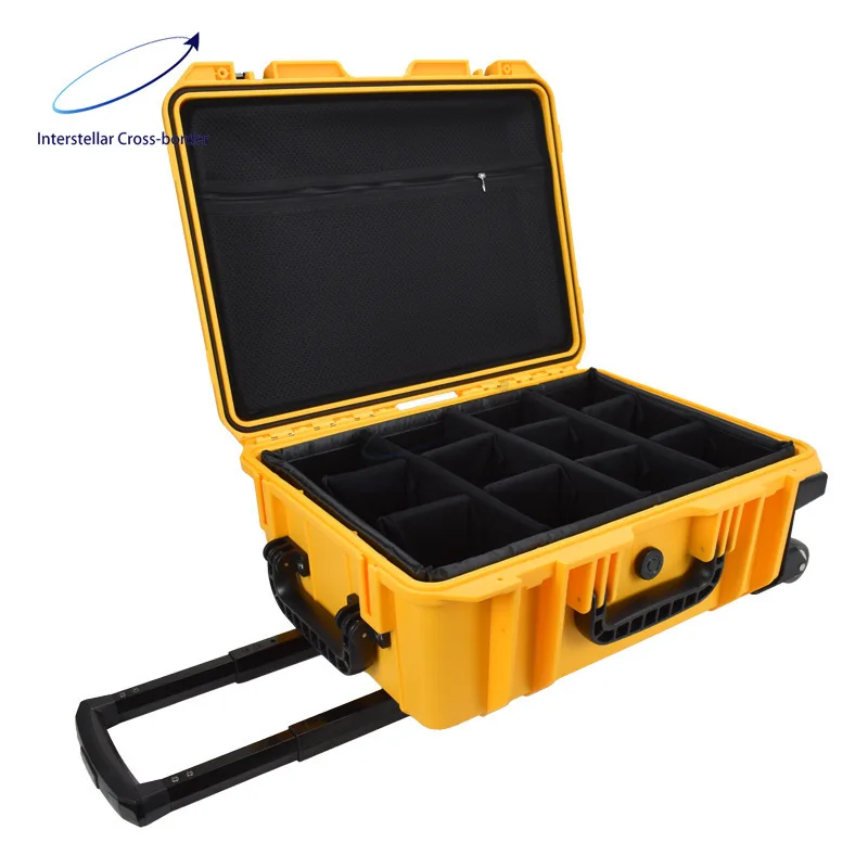 

Многофункциональный кейс для хранения фотооборудования, прецизионных инструментов, инструментов для ремонта — безопасный защитный чемодан на колесах